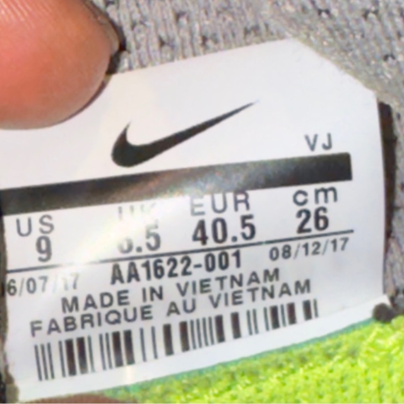 Nike Free Run CMTR 2017 Premium Grey AA1622-001 Women’s Size 9 - Picture 6 of 6